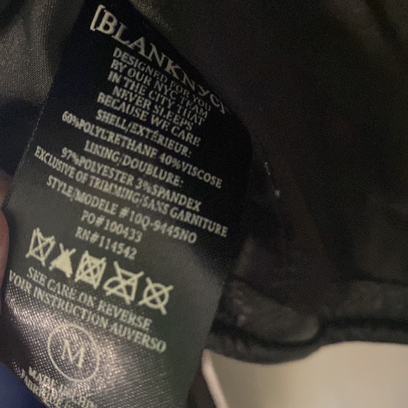 BlankNYC Embroidered Faux Leather Jacket - Picture 15 of 15